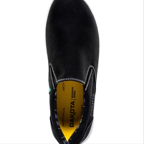 Dakota steel toe plate canvas slip on safety shoes - Picture 3 of 6